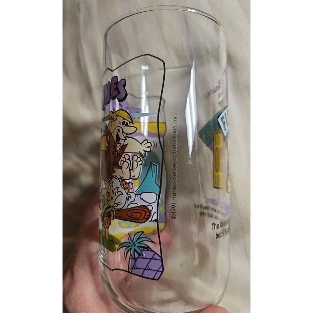 Hardee's The Flintstones First 30 Years Glass 